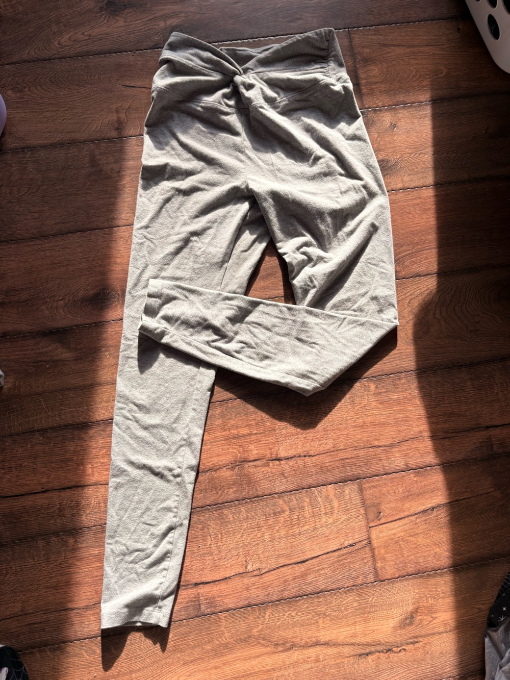 PINK Victoria's Secret Light Gray Jogger Sweats